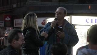 Jeremiah Cry Ministries - Bristol England, Don Karns Preaching to a crowd of hecklers