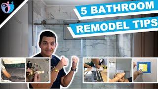 5 tips on how to remodel your bathroom | Bathroom DIY mistakes