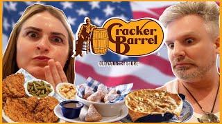 Brits Try [CRACKER BARREL] For The First Time! Vlog No.8