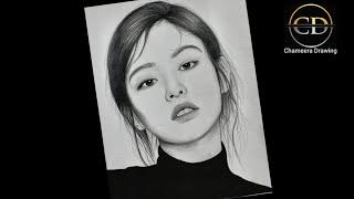 How to draw a BLACKPINK " Jennie" || step by step Pencil Drawing || Easy Drawing Tutorial//Art video