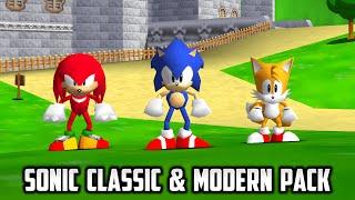 ⭐ Super Mario 64 PC Port - Sonic Classic and Modern Pack