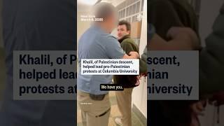 The ACLU released footage of Mahmoud Khalil's arrest
