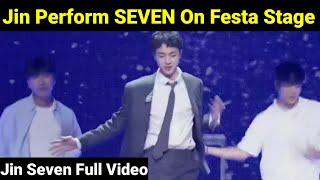 Jin Perform SEVEN on Festa Stage  | Jin Live Seven Performance