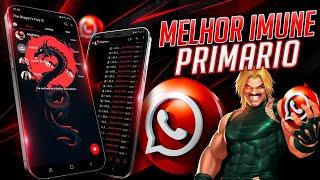 LINK DIRETO: WHATSAPP IMUNE A TRAVAS PRIMÁRIO VERMELHO CHEIO DE BOTÕES DE IMUNIDADE (ZAP IMUNE)
