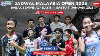 Jadwal Semifinal Malaysia Open 2025 hari ini, day5 ~ Sanggupkan  china loloskan wakilnya ke Final??