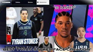 *MOST REALISTIC* TYRAN STOKES FACE CREATION NBA2K25