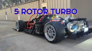 Unleashing Power: My 5-Rotor Turbo Le Mans Beast – First Test Drive!