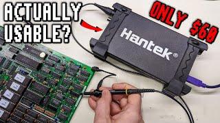 How good can a new $60 oscilloscope actually be? (Hantek 6022BE Review)