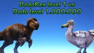 DodoRex (lvl 1) vs Dodo (lvl 1,000,000) || ARK: Survival Evolved || Cantex