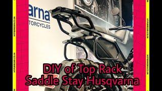 DIY of Hyperrider Top Rack & Saddle Stay for Husqvarna | Svartpilen & Vitpilen |