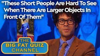 Richard Ayoade's Constantly Amused By Short People Behind Tall Objects | Big Fat Quiz