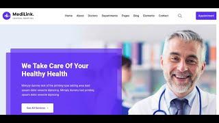 Medilink - Health & Medical WordPress Theme | Clinic, Hospital and Medical Shop Theme