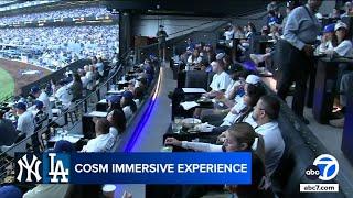 Dodger fans immersed in World Series at new venue Cosm