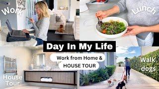 DAY IN MY LIFE - Work From Home & HOUSE TOUR: Breakfast, Editing, Meetings, Lunch