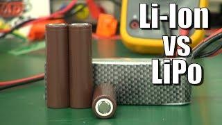 Lithium-Ion (18650 cells) versus Lipo -- which is best?