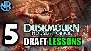 DRAFT LESSONS from Duskmourn Draft!