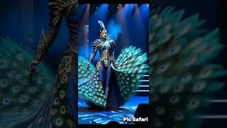 Women and peacock Fashion p2 #ai #missuniverse #digitalartmagic #aiartistry #artificialimagination