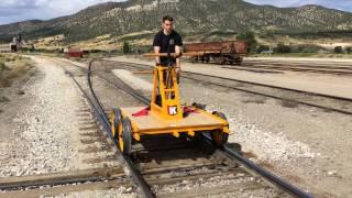 Moving Handcar Over Track Switch