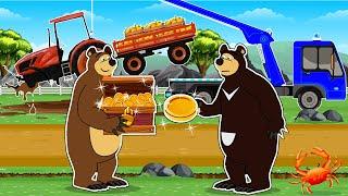 Fate of Wealth: The Bear Slipped While Driving and Faced an Unexpected Ending!