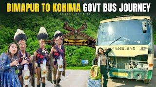 Nagaland govt. bus journey || Dimapur to Kohima bus || Nagaland state transport #northeast