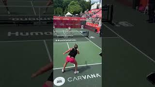 This pickleball point was pure CHAOS