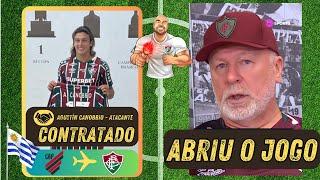  MANO MENEZES ABRE O JOGO SOBRE O FLUMINENSE -CANOBBIO É ANUNCIADO OFICIALMENTE