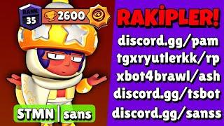 SANS 2600 KUPA SANDY YAPTI AMA RAKİPLERİ HEP BOT! | ÇOK GARİP MAÇLAR! #brawlstars