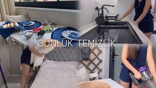 GÜNLÜK TEMİZLİK 🫧 | KAHVALTI HAZIRLIĞI  | MUZLU PANKEK TARİFİ 