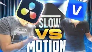 SLOW MOTION Davinci Resolve 19 VS Vegas PRO 22 ¿Cuál es mejor?