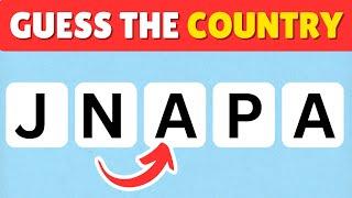  Unscramble the Country Names | Ultimate Geography Quiz 