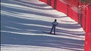 Downhill ski crash - Florian Schieder, Kvitfjell 2020