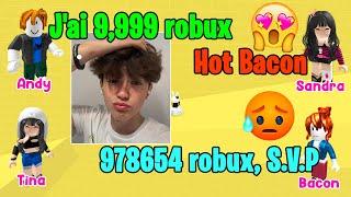 HISTOIRE ROBLOX | Mes amis ont changé d'attitude parce que j'avais un Robux infini 