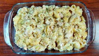 White chicken pasta-|-kitchen with saba