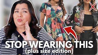 8 Things to  Stop Wearing  (+ what to wear now) To Be Elegant & Stylish | Plus Size Edition
