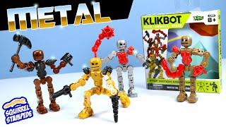 KlikBot Series 2 Metal Bots Zing Action Figure Review Stikbot