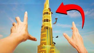 PARKOUR POV UP A SKYSCRAPER! (Supermoves)