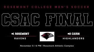 Men's Soccer: Ravens vs. Cairn University | CSAC Final