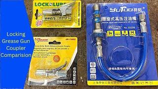 Locking Grease Gun Coupler 3 Comparision