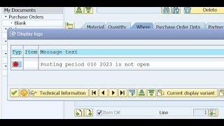 SAP Error // Error Message No. F5201//  Open and close Posting Period In SAP// T- Code ''OB52''