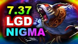 NIGMA vs LGD - NEW PATCH 7.37 - CLAVISION SNOW RUYI 2024 DOTA 2