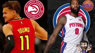 Atlanta Hawks vs Detroit Pistons pregame