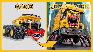 Dump Truck Monster Eater In Real Life / All Eat Monster / Guess The Eater MONSTER'S VOICE