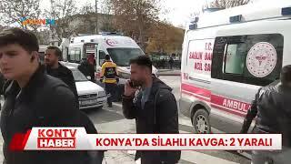 Konya'da silahlı kavga:2 yaralı