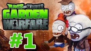 Растения против Зомби плюшевые игрушки: Garden Warfare - PART 1 | MOO Toy Story