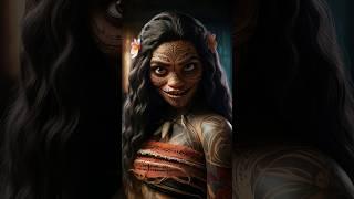 Horror versions of the Moana characters #scary