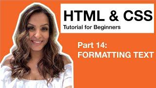 HTML CSS Tutorial for Beginners – 14 – Formatting Text