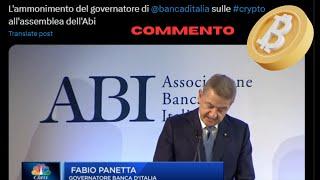 Bitcoin vs Istituzioni: commento al gov. Banca d'Italia