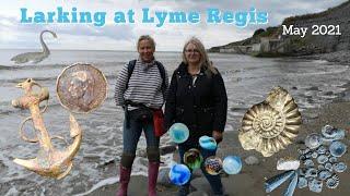 Larking on the Beach at Lyme Regis  - (Revised Version) Dinosaurs, Fossils & Fascinating History