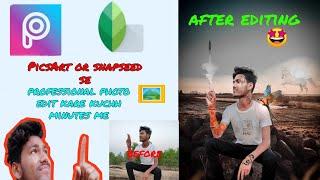 | PicsArt & Snapseed New concept creative editing tutorials |~Background remove & New look pictures