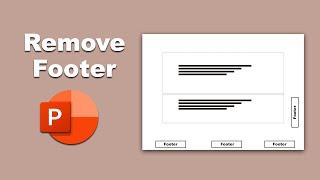 how to remove footer from existing slide in microsoft powerpoint